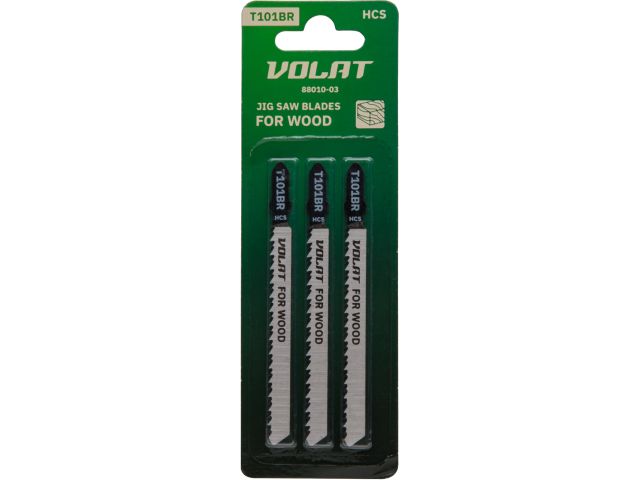 Jig saw blades for wood T101BR (3PCS/SET) VOLAT