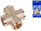 Cross 3/4&quot; f.-f.-f.-f., AV Engineering