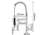 Watch image 2 Kitchen faucet zinc D35, series 820 ECONOCE