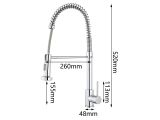 Watch image 2 Kitchen faucet zinc D35, series 820 ECONOCE