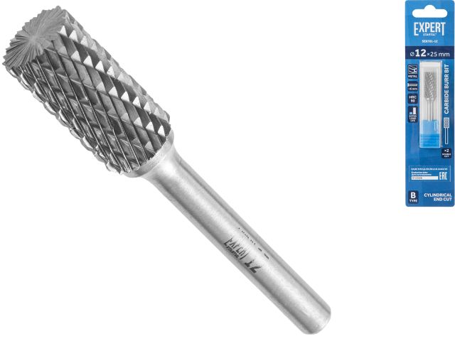 Image 1 Carbide burr bit type B 12x25mm EXPERT STARTUL
