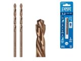 Metal drill bit HSS-Co 3.2х36х65mm (2PCS/SET) EXPERT STARTUL