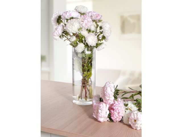 Image 3 Flower vase, glass, 25х10 cm., series Crystal, PERFECTO LINEA