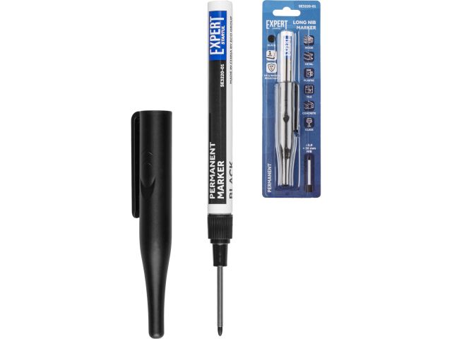 Deep hole permanent marker,black EXPERT STARTUL