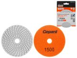 Flexible diamond polishing pad 100mm P1500 wet GEPARD