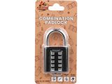 Watch image 4 Combination padlock, black, ARIZONE