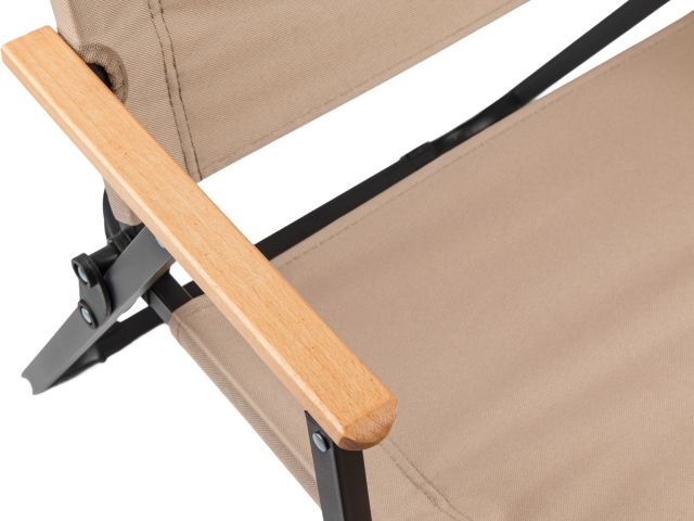 Image 4 Folding chair (garden), black/beige, ARIZONE