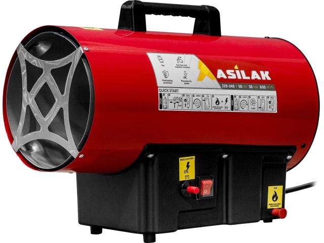 LP gas forced air heater ASILAK SLG-30000