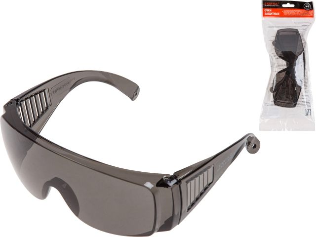 Safety goggles, open type, O-25, grey STARTUL