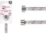 Flexible hose for faucet, SUS, female 1/2&quot; - male 1/2&quot; 120cm, ECONOCE