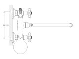 Watch image 3 Two handle bath faucet zinc (type I), series 430 ECONOCE