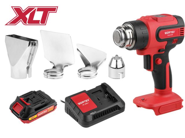 Image 1 Cordless heat gun WORTEX CHG 5518 XLT SET