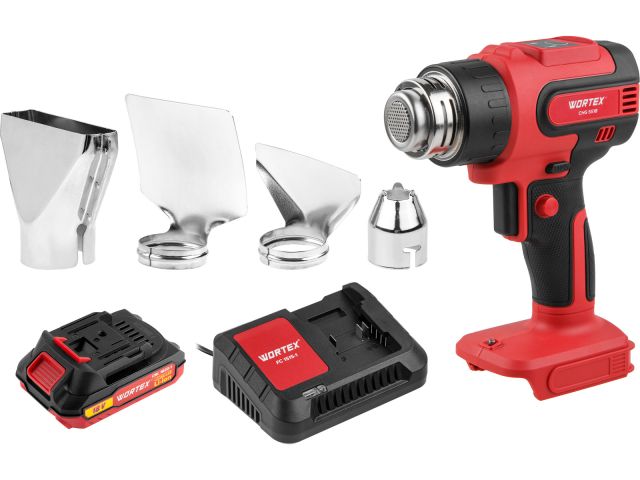 Image 2 Cordless heat gun WORTEX CHG 5518 XLT SET