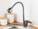 Watch image 3 Kitchen faucet D35, series 690 Black ECONOCE
