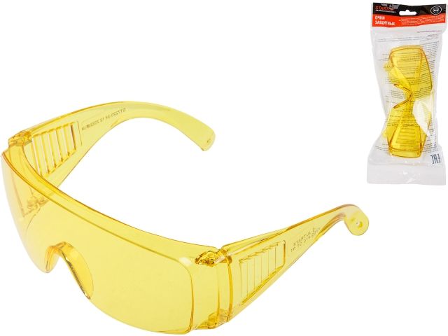 Safety goggles, open type, O-24, yellow STARTUL