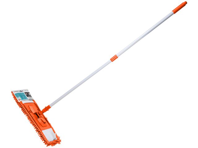Chenille flat mop, orange, PERFECTO LINEA