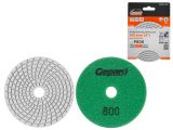 Flexible diamond polishing pad 100mm P800 wet GEPARD