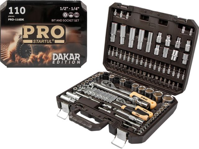 Socket set 110pcs PRO STARTUL DAKAR