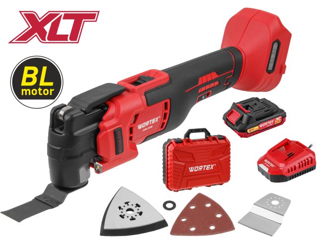 Cordless multitool WORTEX CSM 3018 with accessories XLT SET