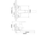 Watch image 2 Bath faucet zinc D35 black, series 260 ECONOCE