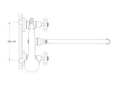 Watch image 4 Two handle bath faucet zinc (type I), series 410 ECONOCE