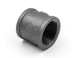 Coupling 3/4&quot; f.-f. black, AV Engineering