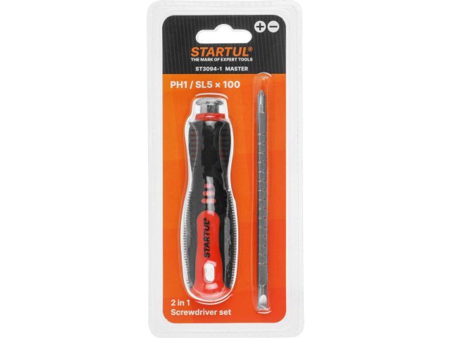 Image 3 Screwdriver 2-in-1 PH1-SL5x100mm Startul Master