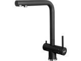 One handle (D35) SUS kitchen faucet with drinking water tap Black, AV Engineering