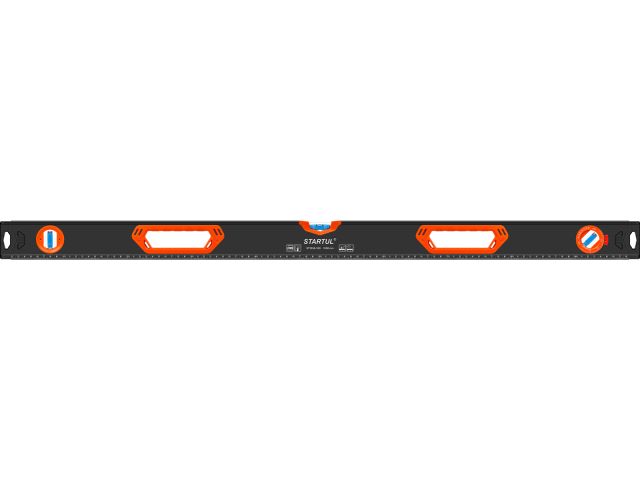 Image 1 Spirit level 1000mm 3 vials: 90° 180° 45° STARTUL PROFI