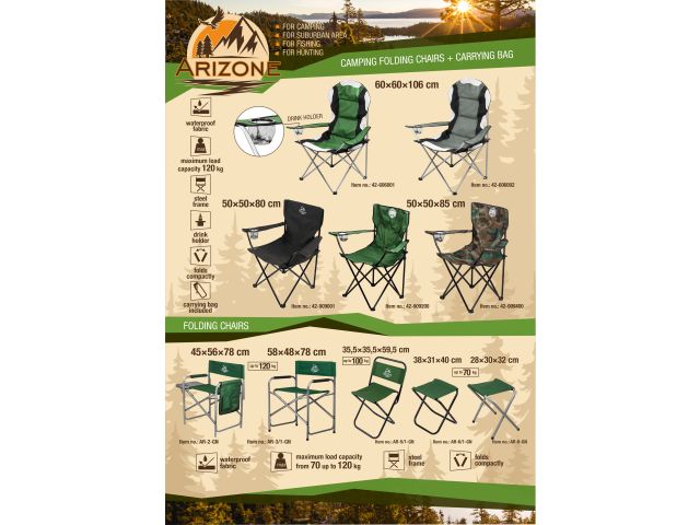 Image 2 Folding chair, AR-3/1-GN, ARIZONE