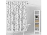 Shower curtain (12 rings included), 180x180 cm, Secret, white marble, PERFECTO LINEA