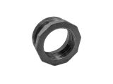 Female/Male adaptor 3/4&quot; m. x 1/2&quot; f. black, AV Engineering