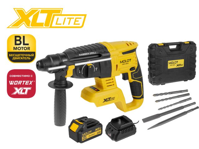 Cordless rotary hammer MOLOT CRH 1814 XLT Lite SET