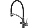 Kitchen faucet brass D35, series LUX graphit AV Engineering