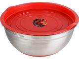 Stainless steel whipping bowl, diameter 24 cm, with lid, CHEF series, PERFECTO LINEA