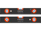 Spirit level 400mm 3 vials: 90° 180° 45° with magnets STARTUL PROFI