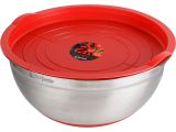 Stainless steel whipping bowl, diameter 26 cm, with lid, CHEF series, PERFECTO LINEA