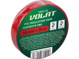 PVC insulation tape 15mmx20m red, 0,13mm thickness VOLAT