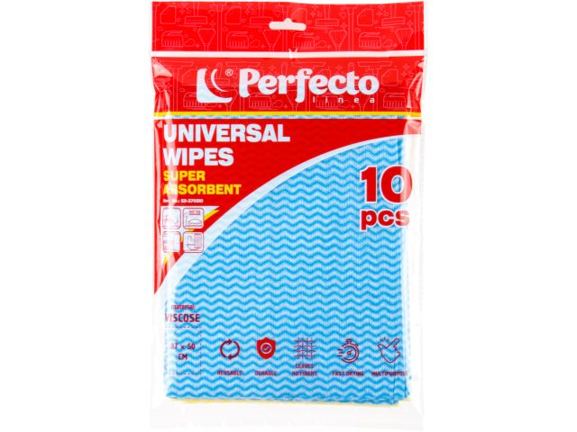 Image 2 Universal wipes, 10 pcs, 37x50 cm, viscose, SUPER ABSORBENT, PERFECTO LINEA