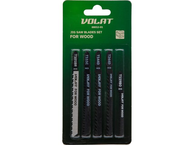 Jig saw blades for wood set (5PCS/SET) VOLAT