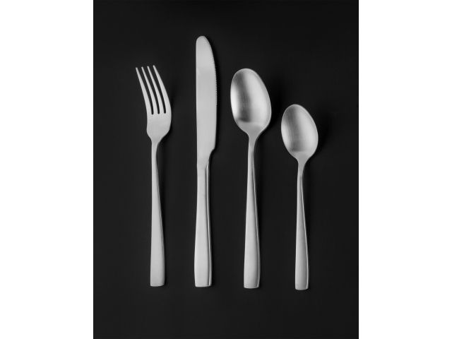 Cutlery set, 24 pieces, matte, Majestic series, PERFECTO LINEA
