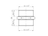 Watch image 2 Male adaptor 1 1/2" m.-m., AV Engineering