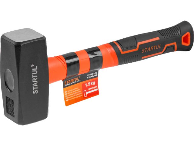 Stoning hammer 1.5kg fiberglass handle STARTUL STANDART