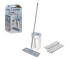 Mop with wringing bucket, Scratch mop, beige, PERFECTO LINEA