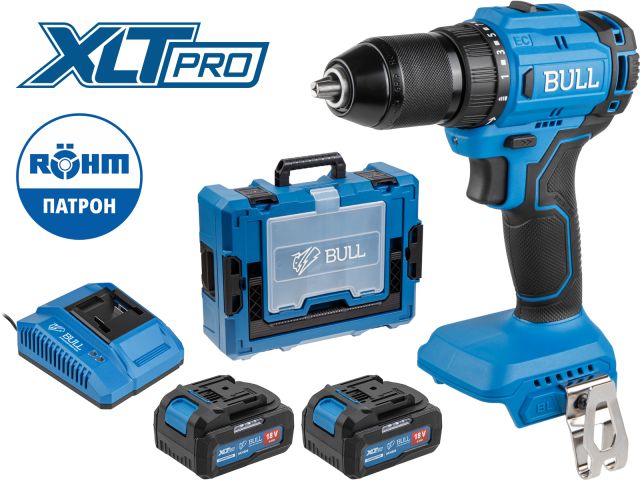 Cordless drill SR 1803 Xcase, XLTpro, BL, 2x4 A*h, 18 V, 45 N*m, 13 mm