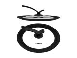 Glass lid, 240-260-280 mm, universal, with stand-handle, CHEF, PERFECTO LINEA