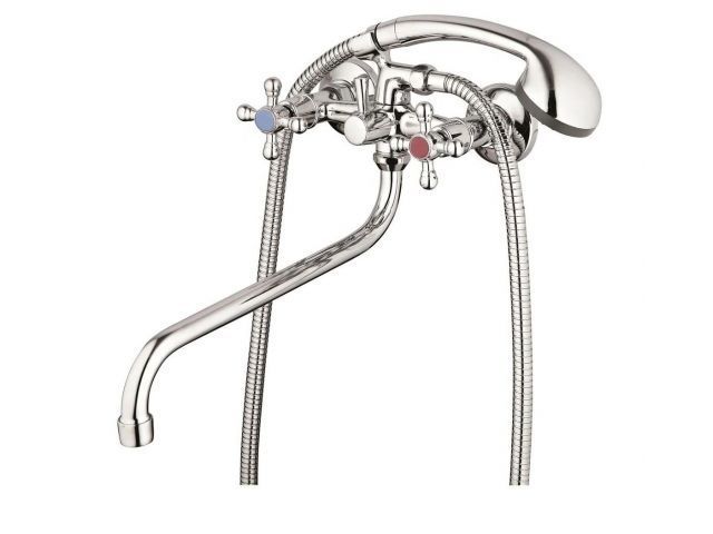 Two handle zinc bath faucet (type I), series 490, ECONOCE