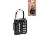 Watch image 1 Combination padlock, black, ARIZONE