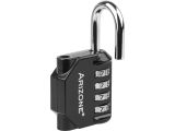 Watch image 3 Combination padlock, black, ARIZONE