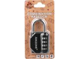 Watch image 4 Combination padlock, black, ARIZONE